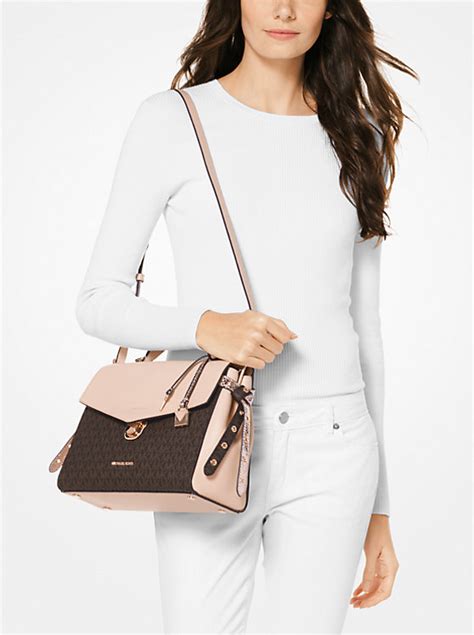 michael kors henkeltasche bristol|Bristol Medium Logo Satchel .